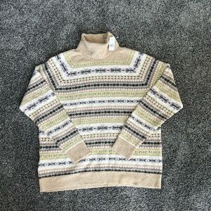 NWT loft ladies fair aisle turtleneck sweater XL